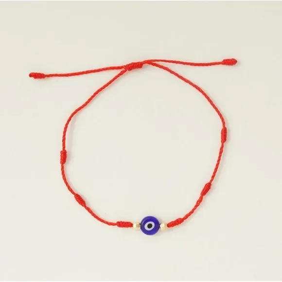 Evil Eye Adjustable Bracelet - Picture 2 of 2